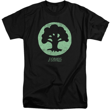 Magic the Gathering Green Symbol - Men's Tall Fit T-Shirt Men's Tall Fit T-Shirt Magic the Gathering   