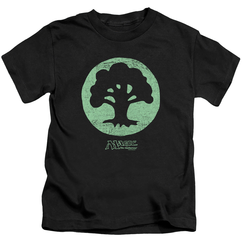 Magic the Gathering Green Symbol - Kid's T-Shirt Kid's T-Shirt (Ages 4-7) Magic the Gathering   