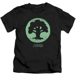 Magic the Gathering Green Symbol - Kid's T-Shirt Kid's T-Shirt (Ages 4-7) Magic the Gathering   