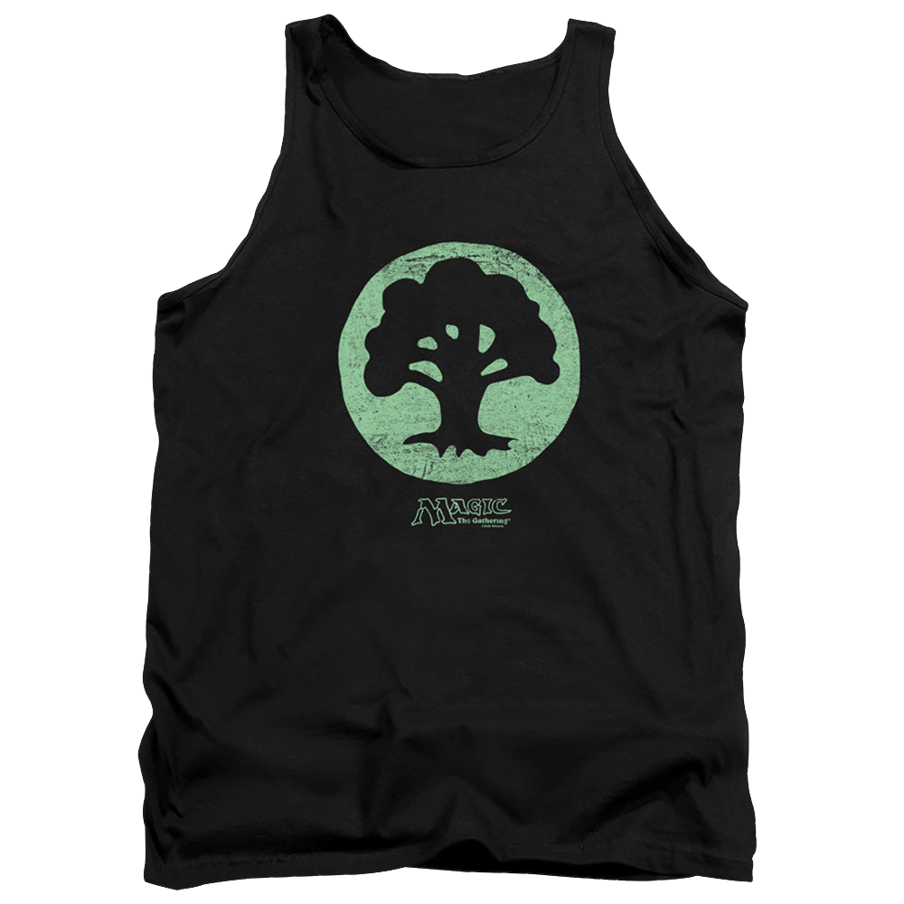 Magic the Gathering Green Symbol - Men's Tank Top Men's Tank Magic the Gathering   