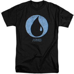 Magic the Gathering Blue Symbol - Men's Tall Fit T-Shirt Men's Tall Fit T-Shirt Magic the Gathering   