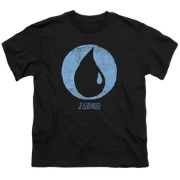 Magic the Gathering Blue Symbol - Youth T-Shirt Youth T-Shirt (Ages 8-12) Magic the Gathering   