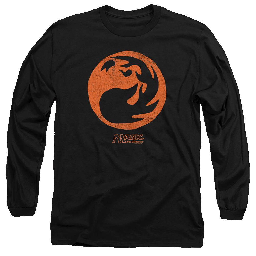 Magic the Gathering Red Symbol - Men's Long Sleeve T-Shirt Men's Long Sleeve T-Shirt Magic the Gathering   
