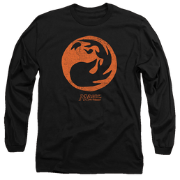 Magic the Gathering Red Symbol - Men's Long Sleeve T-Shirt Men's Long Sleeve T-Shirt Magic the Gathering   