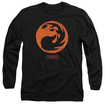 Magic the Gathering Red Symbol - Men's Long Sleeve T-Shirt Men's Long Sleeve T-Shirt Magic the Gathering   