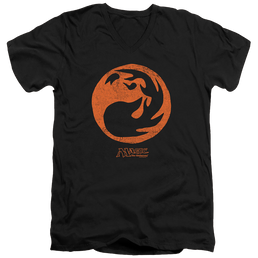 Magic the Gathering Red Symbol - Men's V-Neck T-Shirt Men's V-Neck T-Shirt Magic the Gathering   