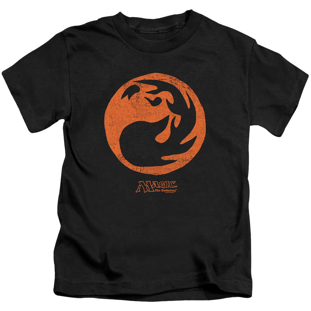 Magic the Gathering Red Symbol - Kid's T-Shirt Kid's T-Shirt (Ages 4-7) Magic the Gathering   