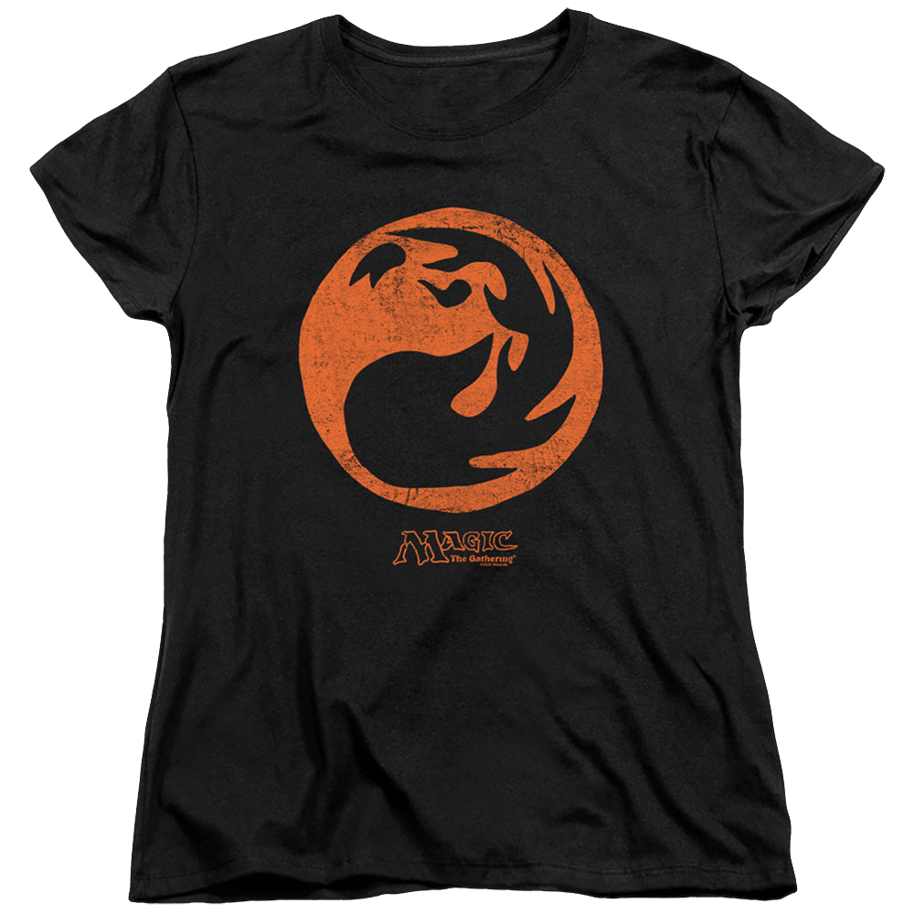 Magic the Gathering Red Symbol - Women's T-Shirt Women's T-Shirt Magic the Gathering   