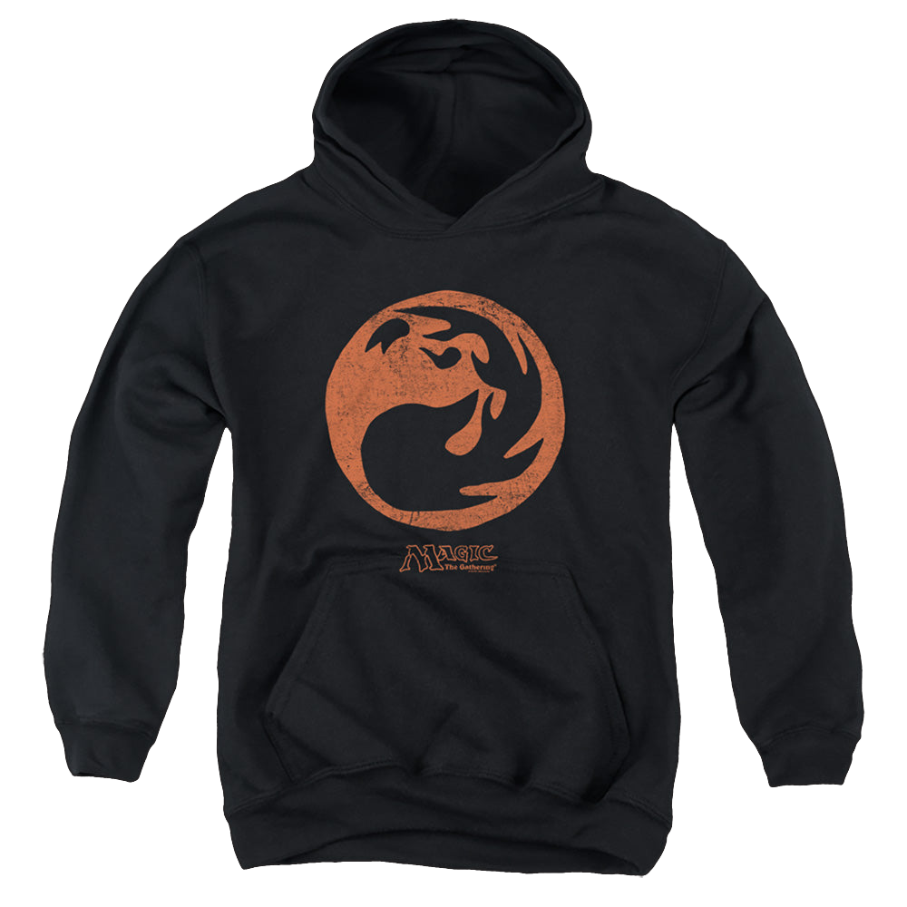 Magic the Gathering Red Symbol - Youth Hoodie Youth Hoodie (Ages 8-12) Magic the Gathering   