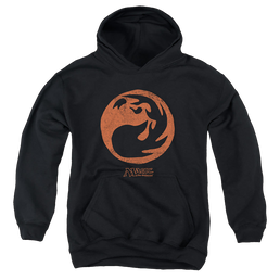 Magic the Gathering Red Symbol - Youth Hoodie Youth Hoodie (Ages 8-12) Magic the Gathering   