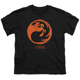 Magic the Gathering Red Symbol - Youth T-Shirt Youth T-Shirt (Ages 8-12) Magic the Gathering   