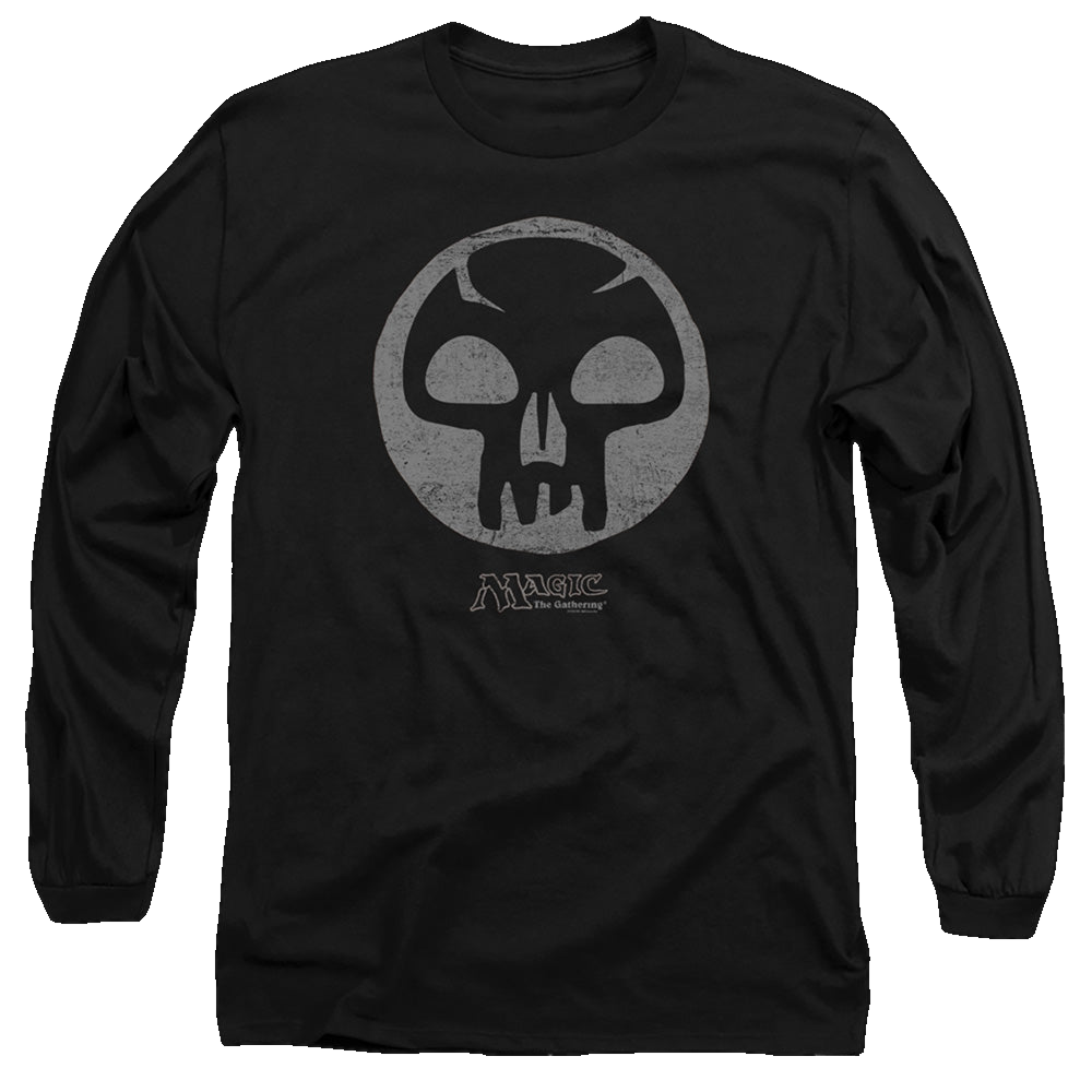 Magic the Gathering Black Symbol - Men's Long Sleeve T-Shirt Men's Long Sleeve T-Shirt Magic the Gathering   