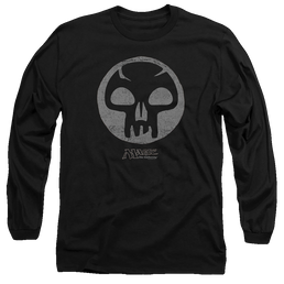 Magic the Gathering Black Symbol - Men's Long Sleeve T-Shirt Men's Long Sleeve T-Shirt Magic the Gathering   
