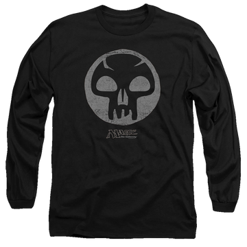 Magic the Gathering Black Symbol - Men's Long Sleeve T-Shirt Men's Long Sleeve T-Shirt Magic the Gathering   
