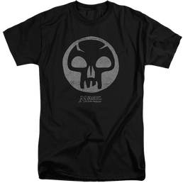 Magic the Gathering Black Symbol - Men's Tall Fit T-Shirt Men's Tall Fit T-Shirt Magic the Gathering   