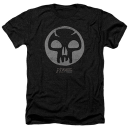Magic the Gathering Black Symbol - Men's Heather T-Shirt Men's Heather T-Shirt Magic the Gathering   