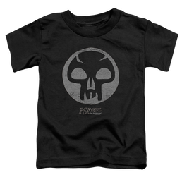 Magic the Gathering Black Symbol - Toddler T-Shirt Toddler T-Shirt Magic the Gathering   