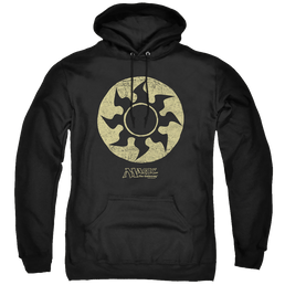 Magic the Gathering White Symbol - Pullover Hoodie Pullover Hoodie Magic the Gathering   