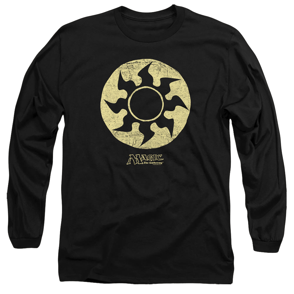 Magic the Gathering White Symbol - Men's Long Sleeve T-Shirt Men's Long Sleeve T-Shirt Magic the Gathering   