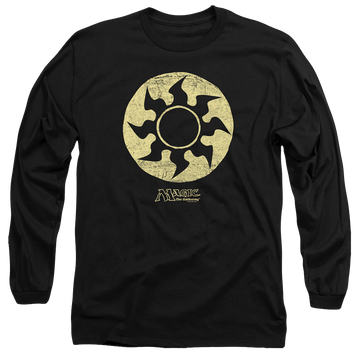 Magic the Gathering White Symbol - Men's Long Sleeve T-Shirt Men's Long Sleeve T-Shirt Magic the Gathering   