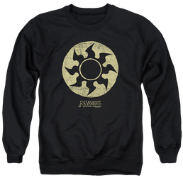 Magic the Gathering White Symbol - Men's Crewneck Sweatshirt Men's Crewneck Sweatshirt Magic the Gathering   