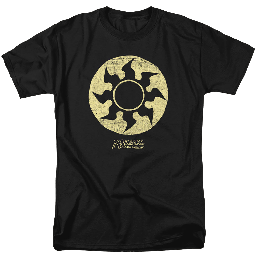 Magic the Gathering White Symbol - Men's Regular Fit T-Shirt Men's Regular Fit T-Shirt Magic the Gathering   