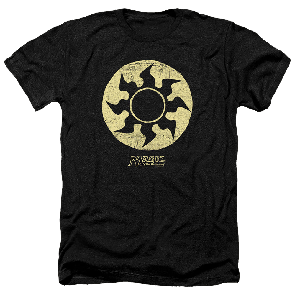 Magic the Gathering White Symbol - Men's Heather T-Shirt Men's Heather T-Shirt Magic the Gathering   