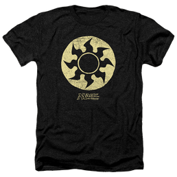 Magic the Gathering White Symbol - Men's Heather T-Shirt Men's Heather T-Shirt Magic the Gathering   