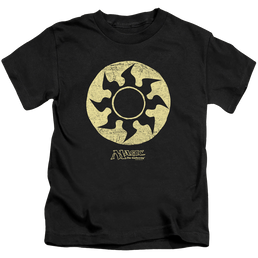 Magic the Gathering White Symbol - Kid's T-Shirt Kid's T-Shirt (Ages 4-7) Magic the Gathering   