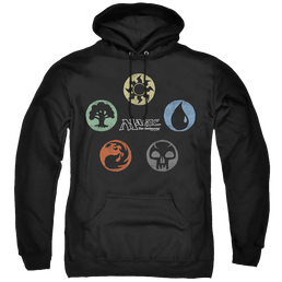 Magic the Gathering 5 Colors - Pullover Hoodie Pullover Hoodie Magic the Gathering   