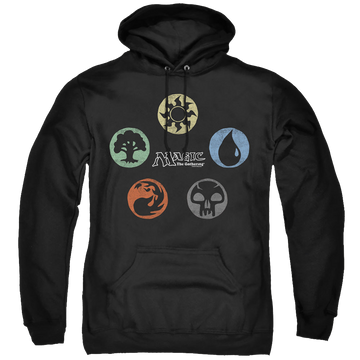 Magic the Gathering 5 Colors - Pullover Hoodie Pullover Hoodie Magic the Gathering   