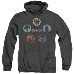 Magic The Gathering 5 Colors - Heather Pullover Hoodie Heather Pullover Hoodie Magic the Gathering   