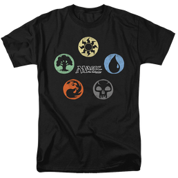 Magic the Gathering 5 Colors - Men's Regular Fit T-Shirt Men's Regular Fit T-Shirt Magic the Gathering   