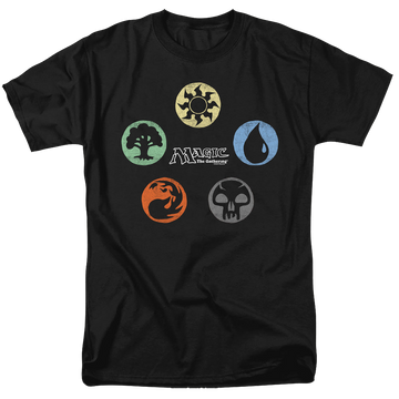Magic the Gathering 5 Colors - Men's Regular Fit T-Shirt Men's Regular Fit T-Shirt Magic the Gathering   
