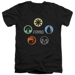 Magic the Gathering 5 Colors - Men's V-Neck T-Shirt Men's V-Neck T-Shirt Magic the Gathering   