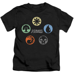 Magic the Gathering 5 Colors - Kid's T-Shirt Kid's T-Shirt (Ages 4-7) Magic the Gathering   