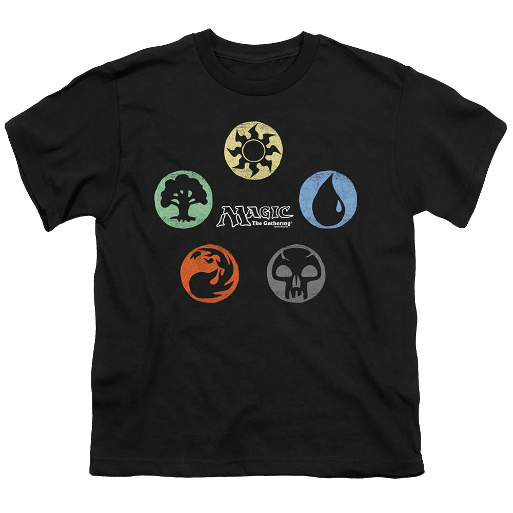 Magic the Gathering 5 Colors - Youth T-Shirt Youth T-Shirt (Ages 8-12) Magic the Gathering   