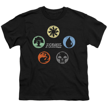 Magic the Gathering 5 Colors - Youth T-Shirt Youth T-Shirt (Ages 8-12) Magic the Gathering   