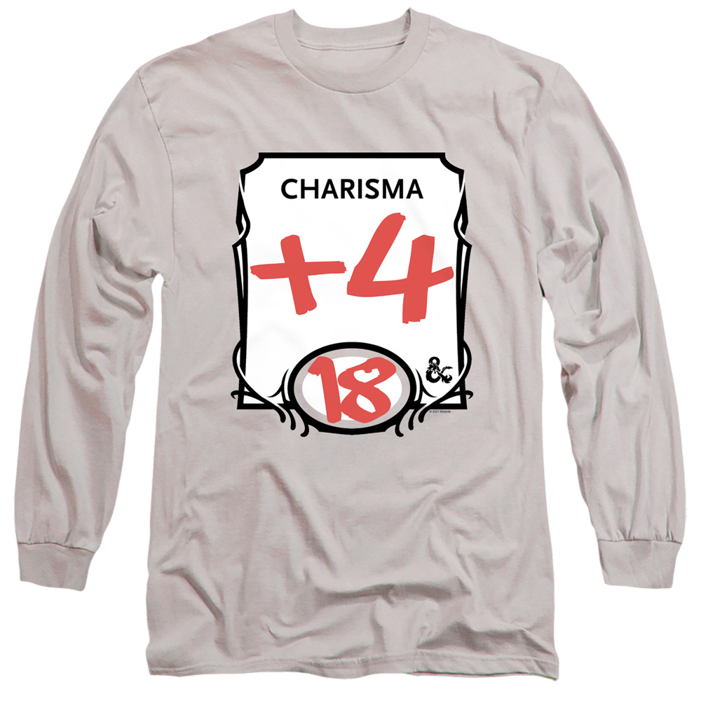 Dungeons & Dragons Charisma - Men's Long Sleeve T-Shirt Men's Long Sleeve T-Shirt Dungeons & Dragons   