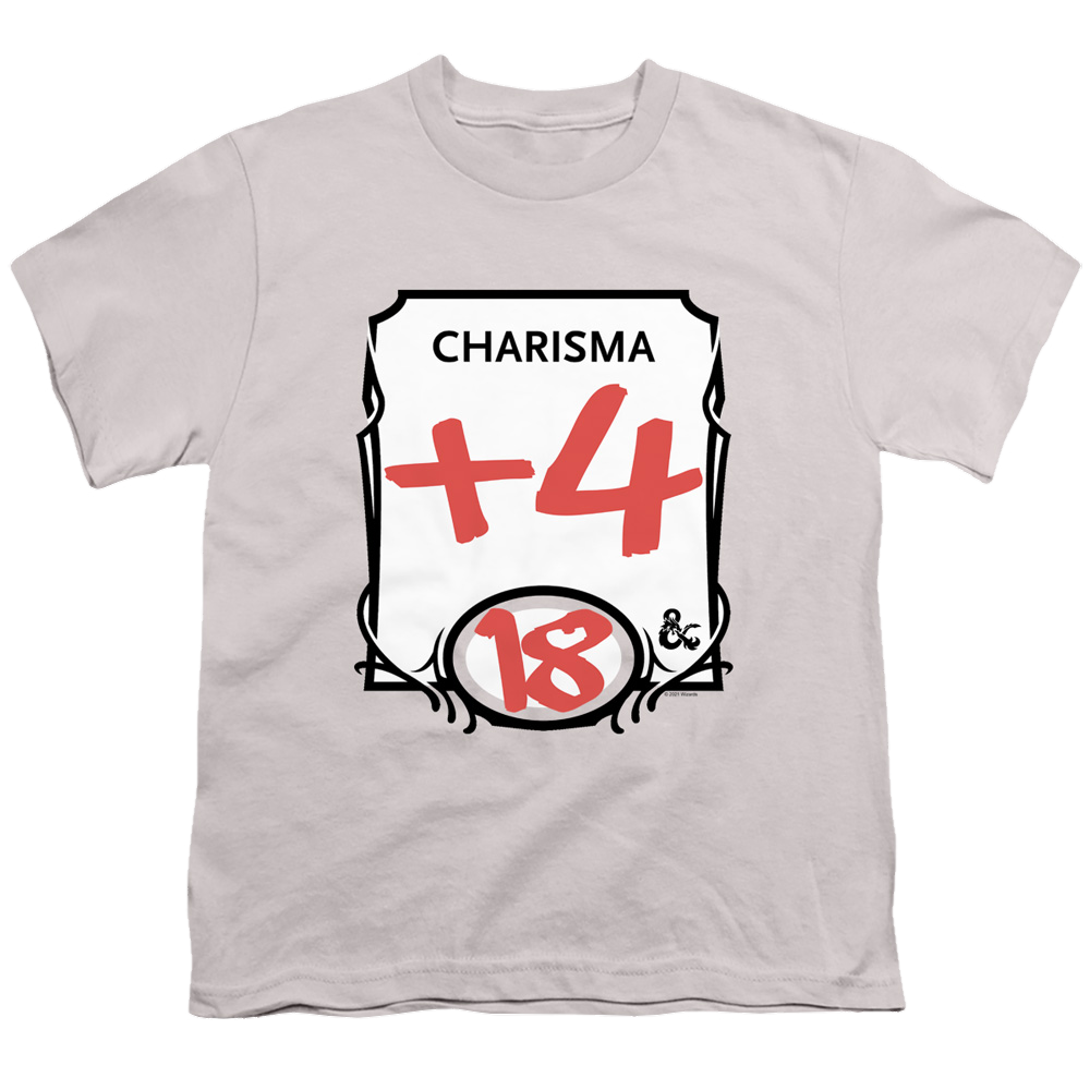 Dungeons & Dragons Charisma - Youth T-Shirt Youth T-Shirt (Ages 8-12) Dungeons & Dragons   