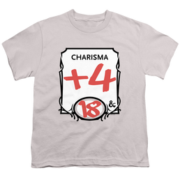 Dungeons & Dragons Charisma - Youth T-Shirt Youth T-Shirt (Ages 8-12) Dungeons & Dragons   