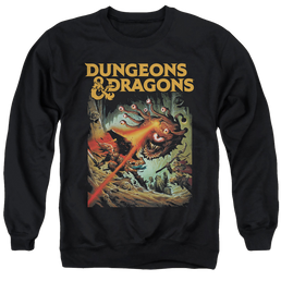 Dungeons & Dragons Beholder Strike - Men's Crewneck Sweatshirt Men's Crewneck Sweatshirt Dungeons & Dragons   