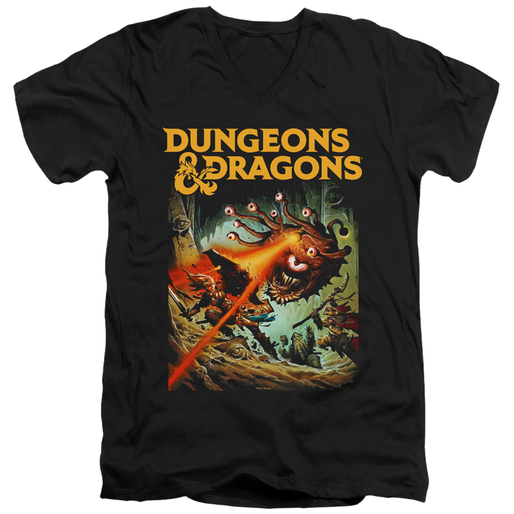 Dungeons & Dragons Beholder Strike - Men's V-Neck T-Shirt Men's V-Neck T-Shirt Dungeons & Dragons   