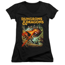 Dungeons & Dragons Beholder Strike - Juniors V-Neck T-Shirt Juniors V-Neck T-Shirt Dungeons & Dragons   