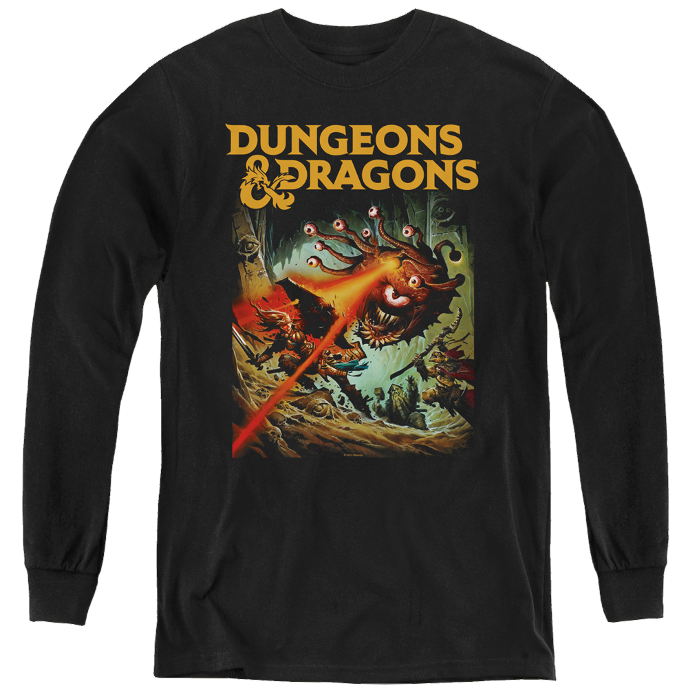 Dungeons & Dragons Beholder Strike - Youth Long Sleeve T-Shirt Youth Long Sleeve T-Shirt Dungeons & Dragons   