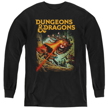 Dungeons & Dragons Beholder Strike - Youth Long Sleeve T-Shirt Youth Long Sleeve T-Shirt Dungeons & Dragons   