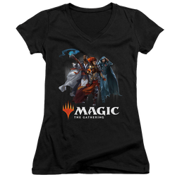 Magic the Gathering Planeswalkers - Juniors V-Neck T-Shirt Juniors V-Neck T-Shirt Magic the Gathering   
