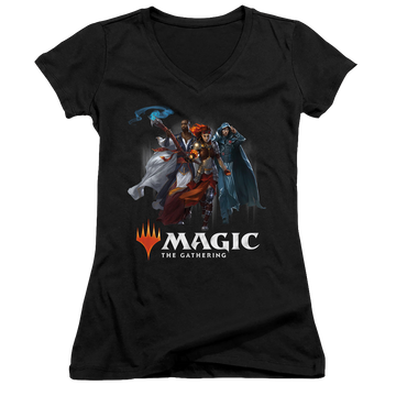 Magic the Gathering Planeswalkers - Juniors V-Neck T-Shirt Juniors V-Neck T-Shirt Magic the Gathering   