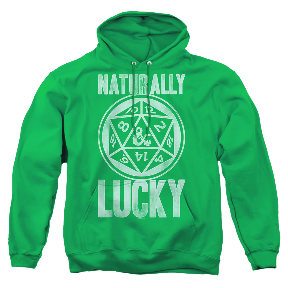 Dungeons & Dragons Naturally Lucky - Pullover Hoodie Pullover Hoodie Dungeons & Dragons   
