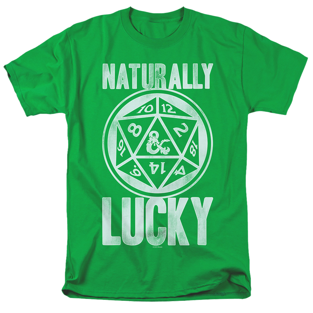 Dungeons & Dragons Naturally Lucky - Men's Regular Fit T-Shirt Men's Regular Fit T-Shirt Dungeons & Dragons   